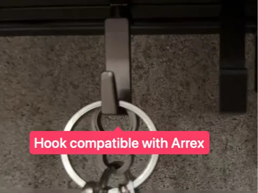 A hook compatible with Arrex.