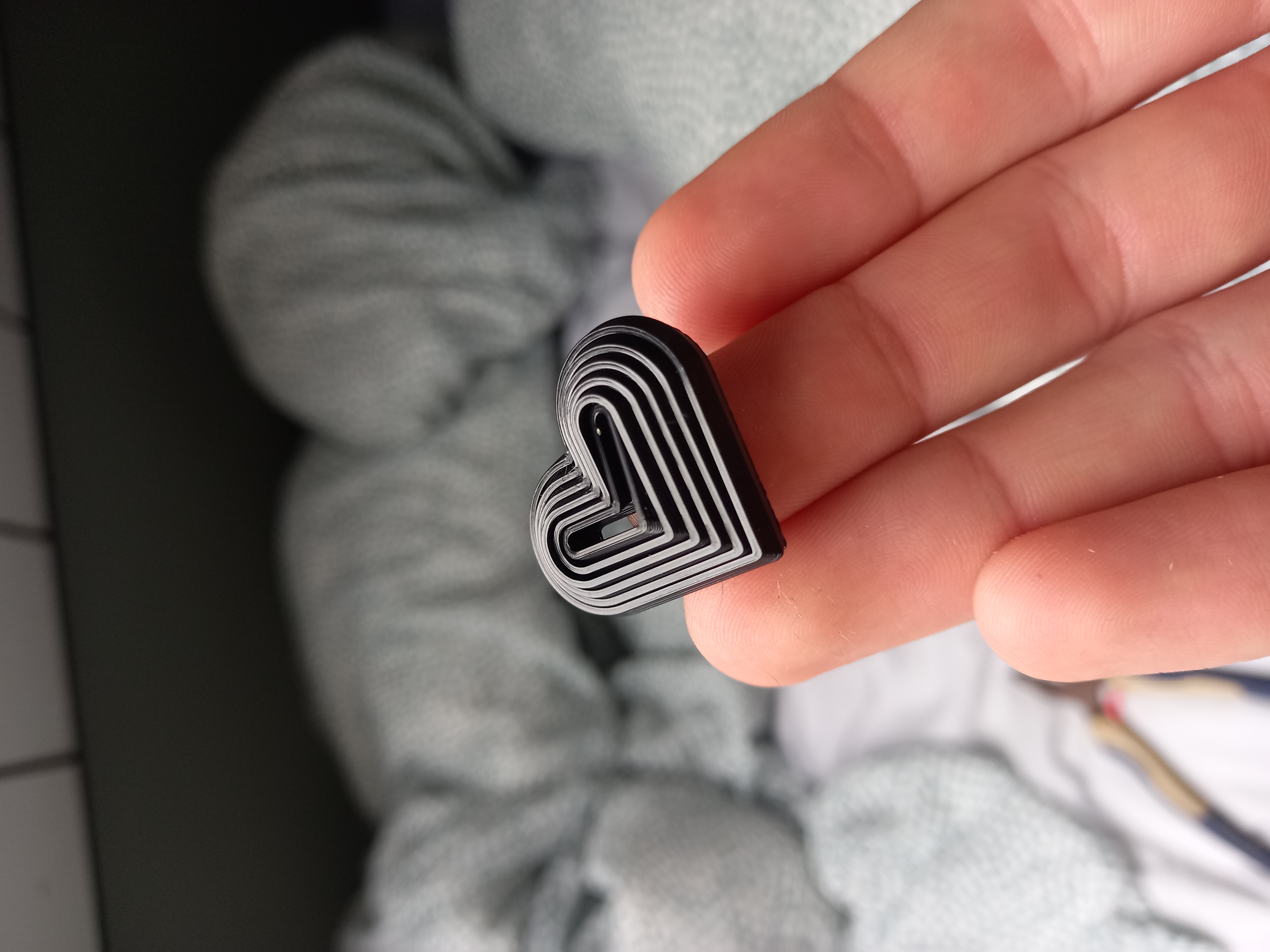 Miniatura 5 do modelo 3D Mini heart fidget