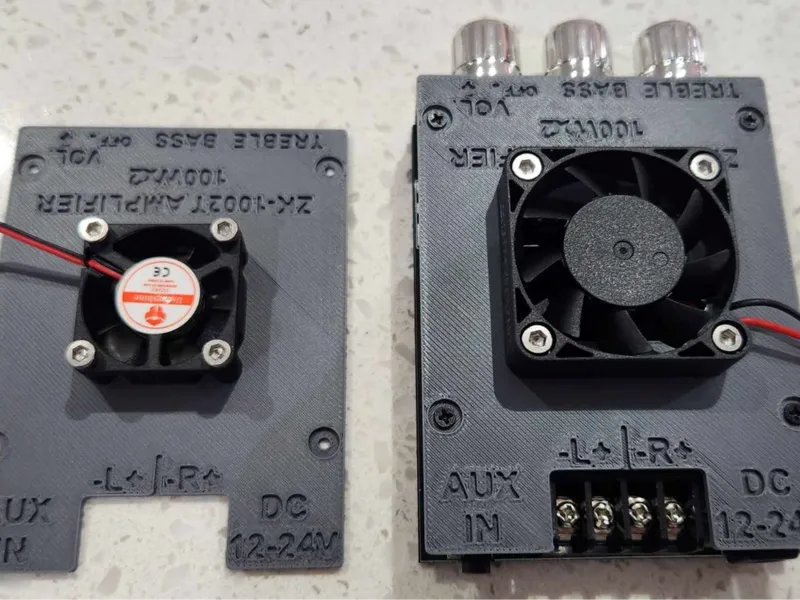 ZK-1002T Amplifier 30mm&40mm Cooling Fan Top Plate