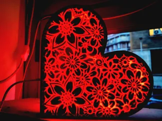 Lampada cuore San Valentino Terni