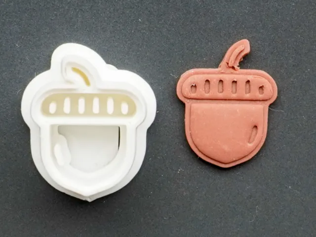 Acorn Polymer Clay Cutter Earrings Necklaces