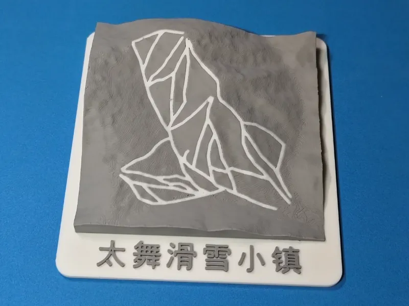 崇礼太舞滑雪场 立体雪道图