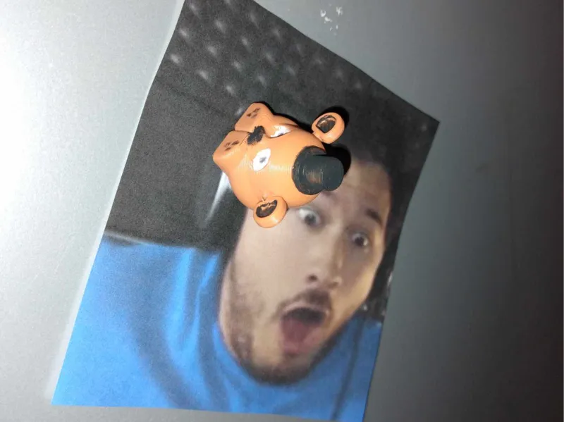 Freddy Fazbear Head Fridge Magnet