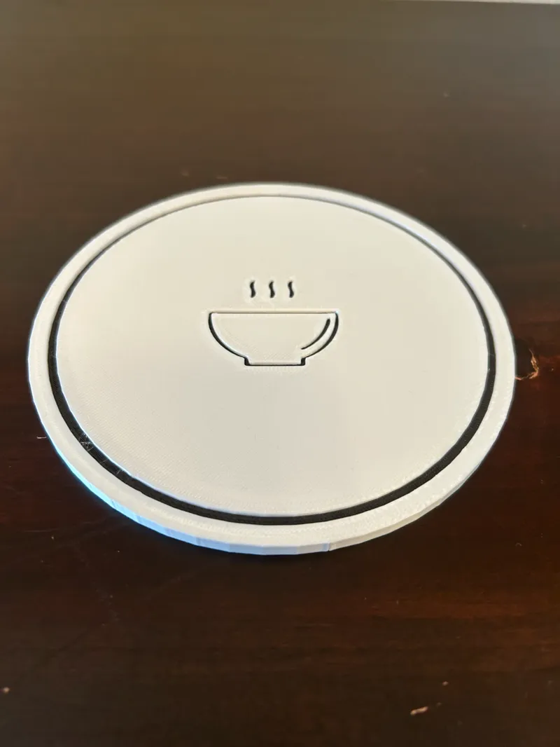 Bowl coaster for warm food