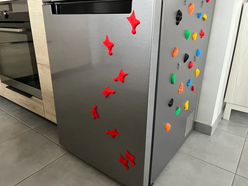 Speed Climbing Hold Fridge Magnets (Parametric)