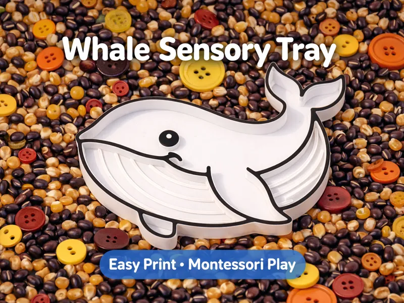 Whale Sensory Tray