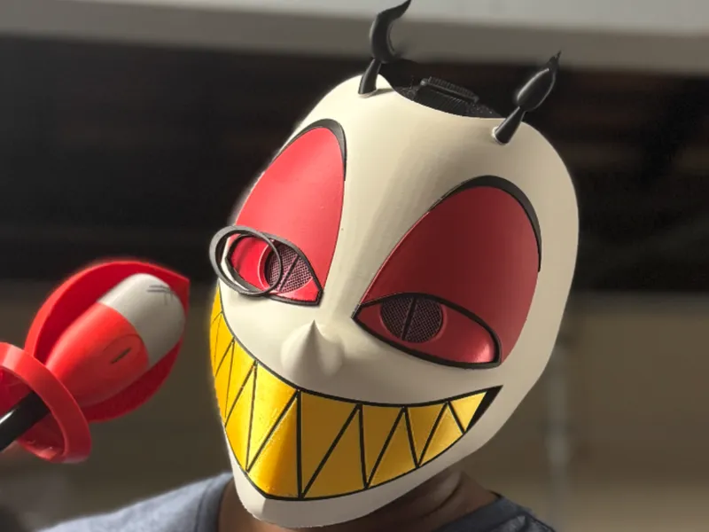 Hazbin Hotel Inspired Alastor Mask