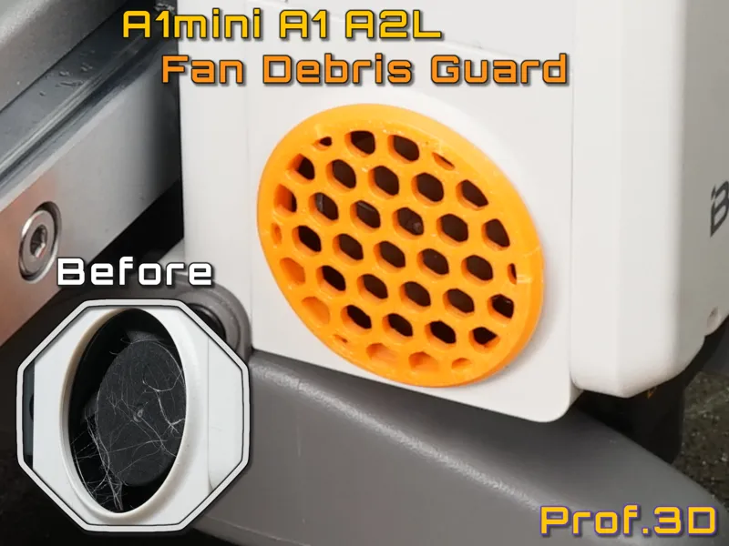 A2L Nozzle Fan Guard ⧸ Prevent Fan Clogs A1 A1mini