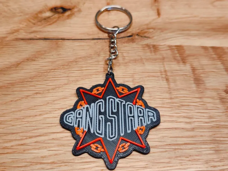 Hip Hop Keychain - GangStarr (NO AMS)