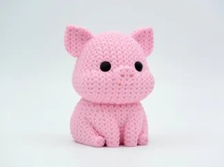 Knitted Pig