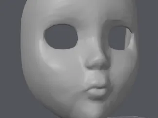 Twisted Metal Dollface Mask
