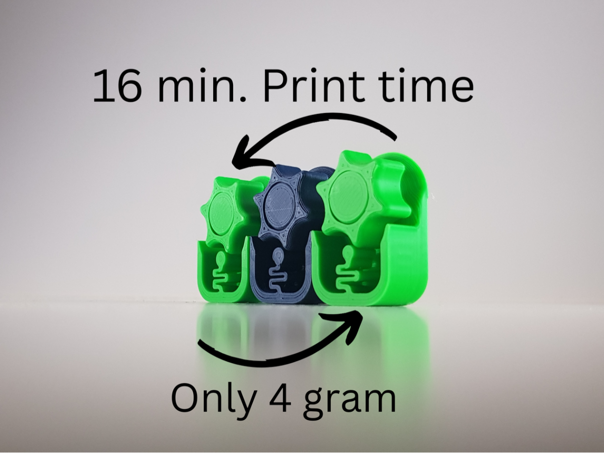 Clicker Wheel fidget/16 min.Print time/Only 4 gram