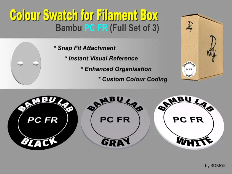 Filament Box Swatch - Bambu PC FR