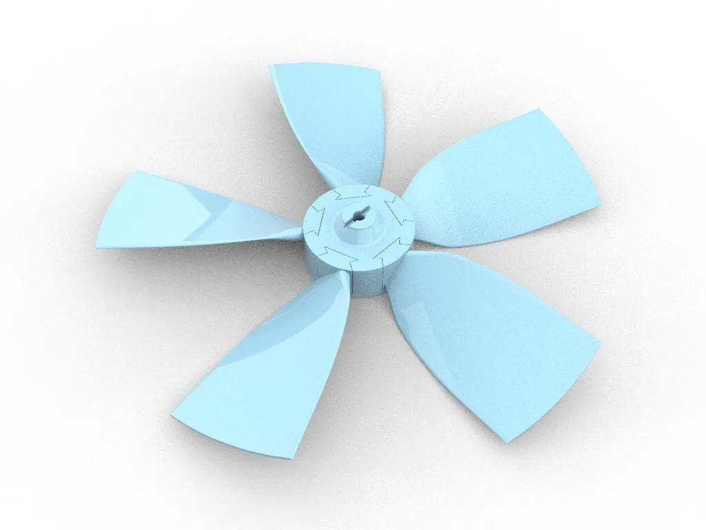 Room Fan Rotor Blade 14 inch - Free 3D Print Model - MakerWorld