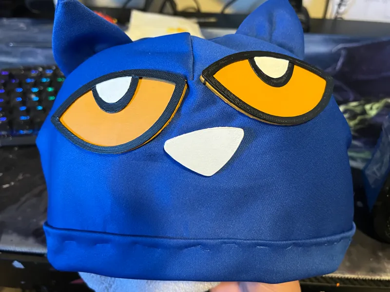 Pete the Cat Costume Eyes and Nose