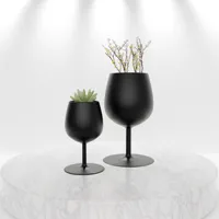 Vase moderne façon verre à vin — photo 2