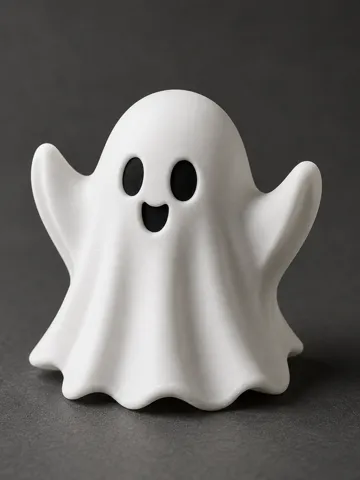 Adorno temático: Friendly Little Ghost – Cute Halloween Decor — vista de referencia 2