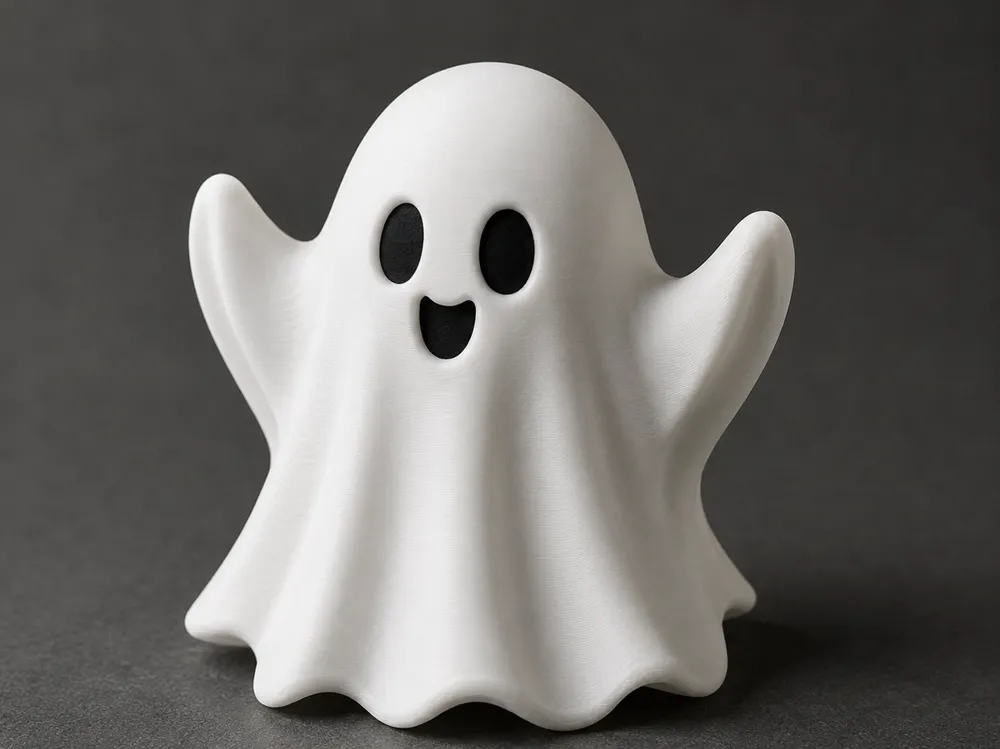 Adorno temático: Friendly Little Ghost – Cute Halloween Decor. Referencia del modelo original.
