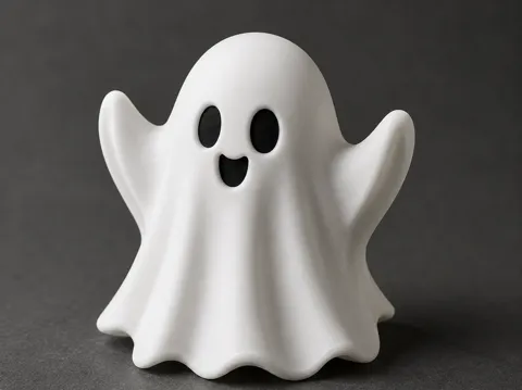 Adorno temático: Friendly Little Ghost – Cute Halloween Decor — referencia de MakerWorld