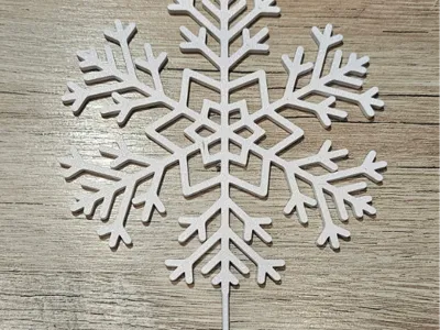 Snowflake Flower Plug Winter