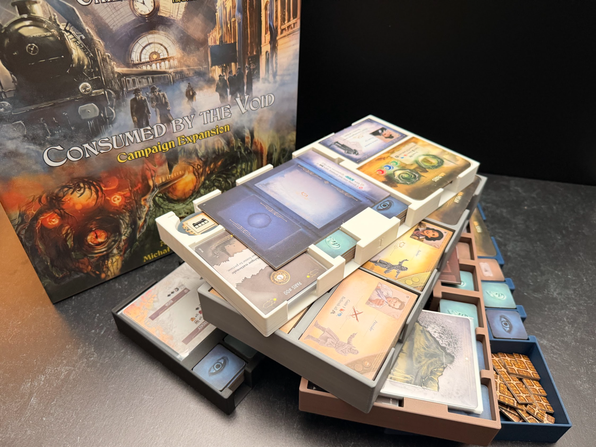 Horror on the Orient Express, Consumed by the Void - 3D printed Board Games, in stock in India
