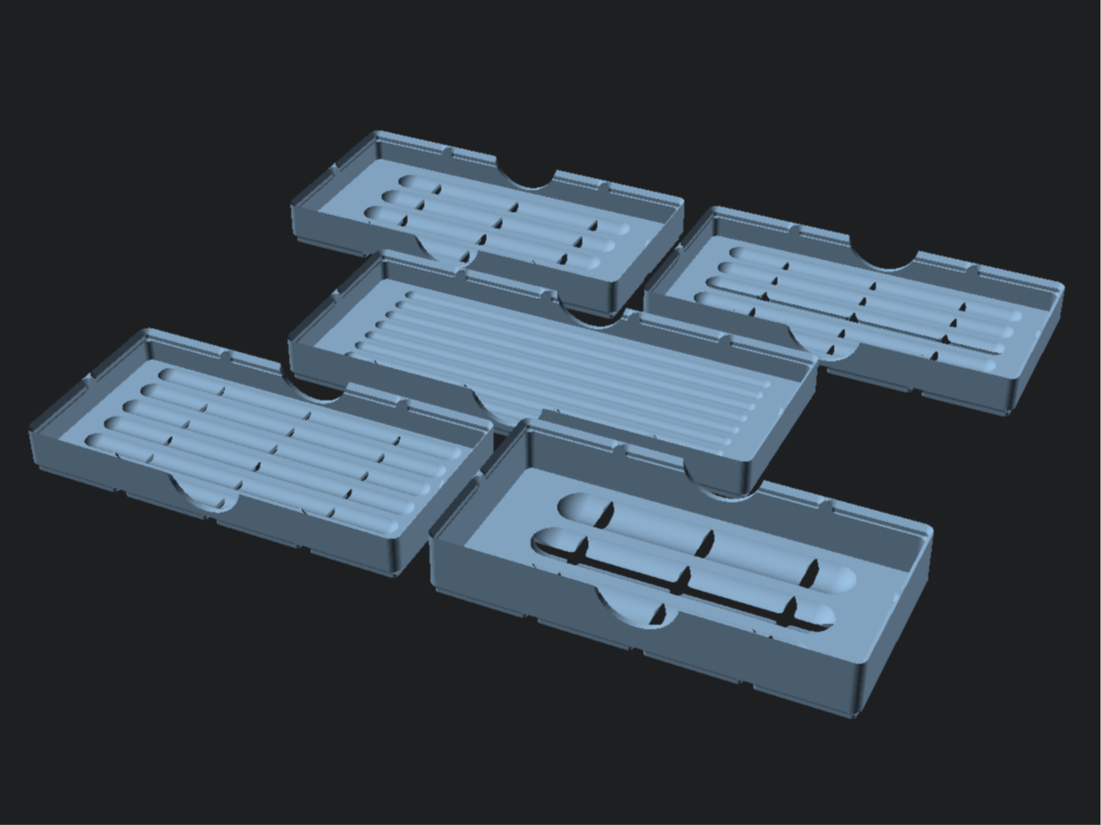 Parametric Gridfinity Pencil Tray