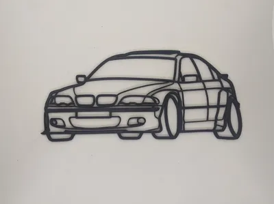 BMW E46 Drift Wall Decor