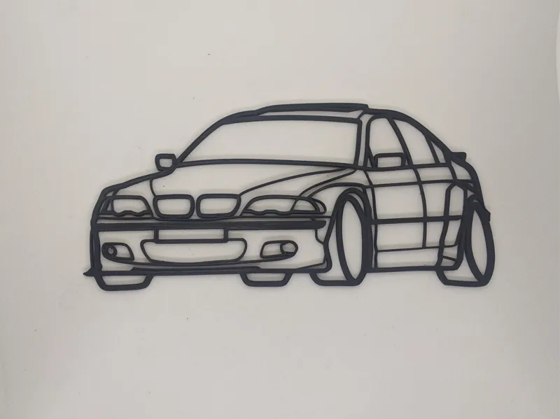 Décoration murale BMW E46 Drift