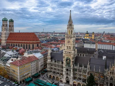 Munich - City Center from above