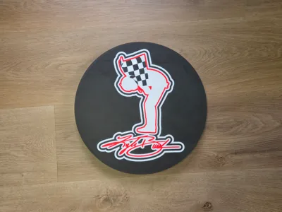 Kyle Busch Bow LED Lightbox Sign