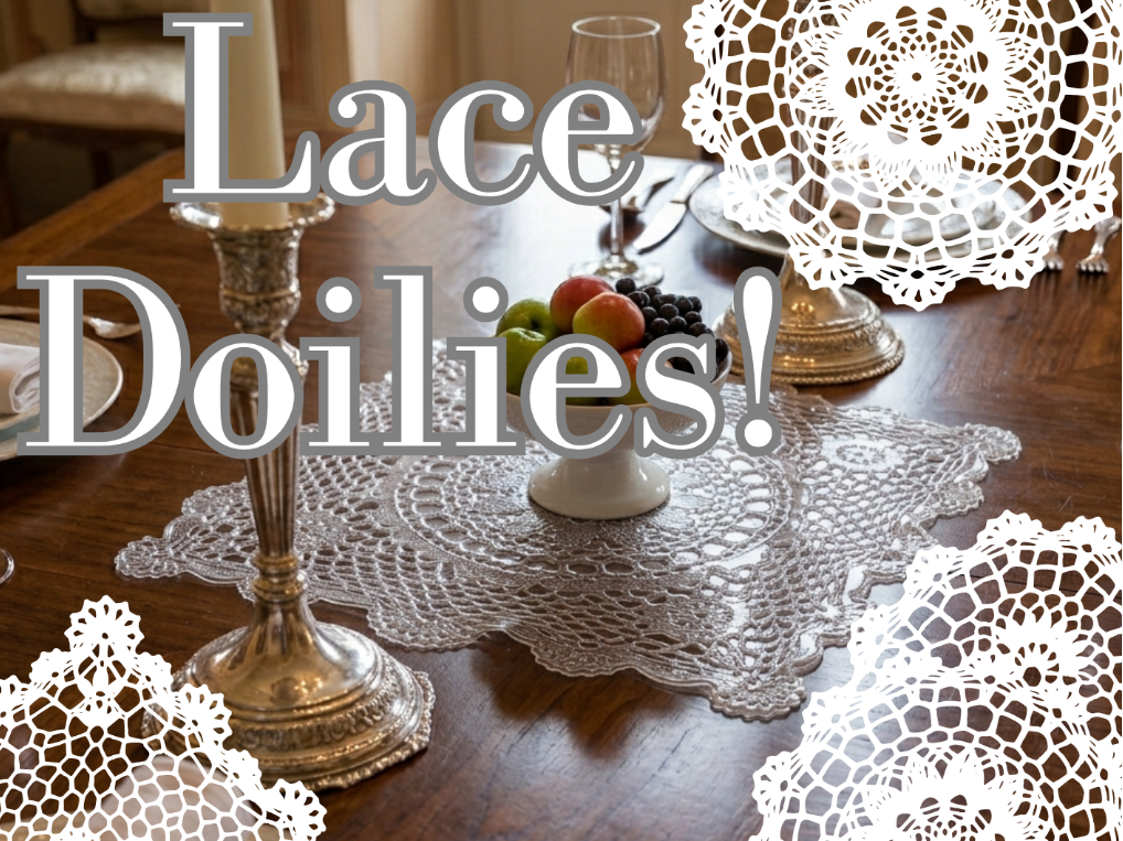 Victorian Lace Doily & Coaster - 1