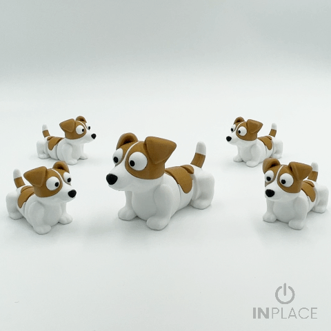 Cute Jack Russell Articulated