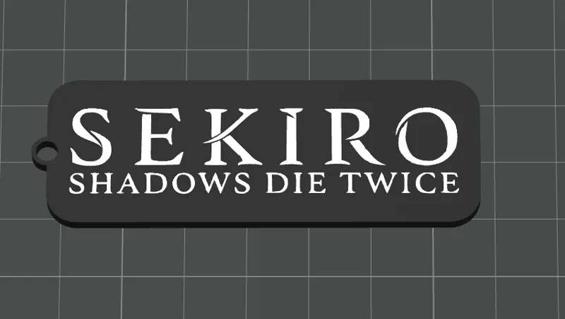 Sekiro Keychain logo
