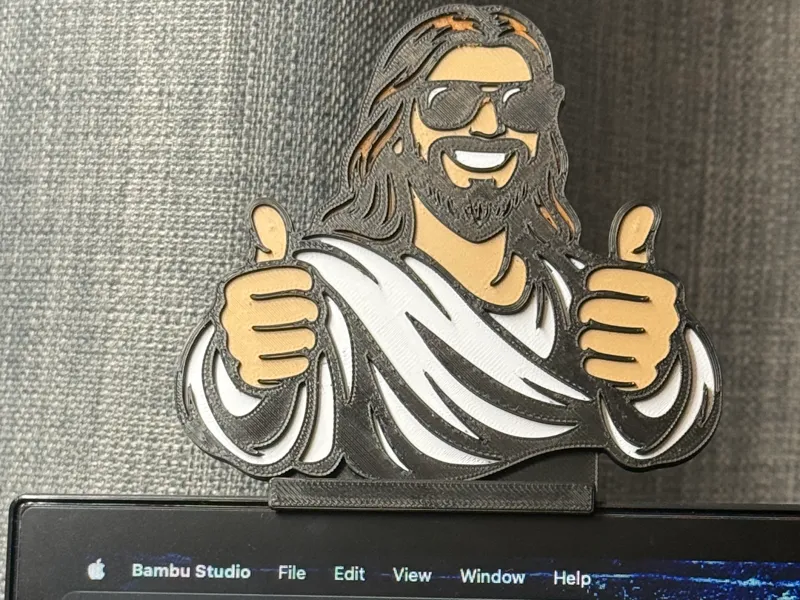 TWO SIDED JESUS MONITOR BUDDY - different widths