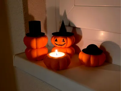 Modular Halloween Pumpkins