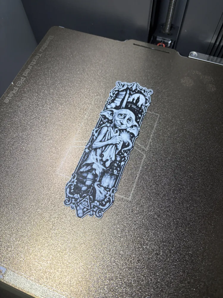 Dobby Colouring In bookmark HP Dobby the House-Elf - Free 3D Print Model - MakerWorld