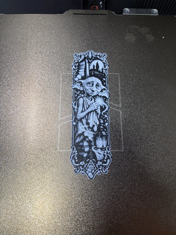 Dobby Colouring In bookmark HP Dobby the House-Elf - Free 3D Print Model - MakerWorld