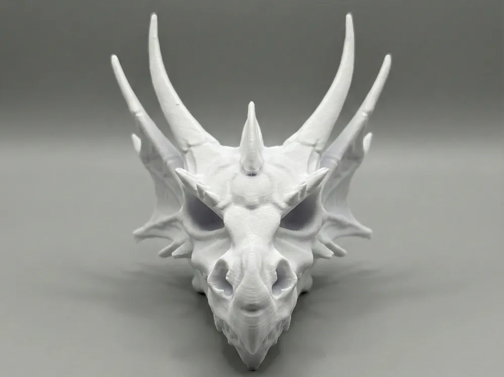 Mythical Dragon Head - Detailed Fantasy Print - Free 3D Print Model ...