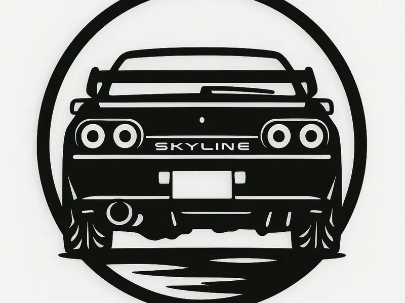 Nissan skyline wall art