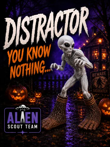 Modelo para impresión 3D: Distractor - Alien Scout Team — vista de referencia 2