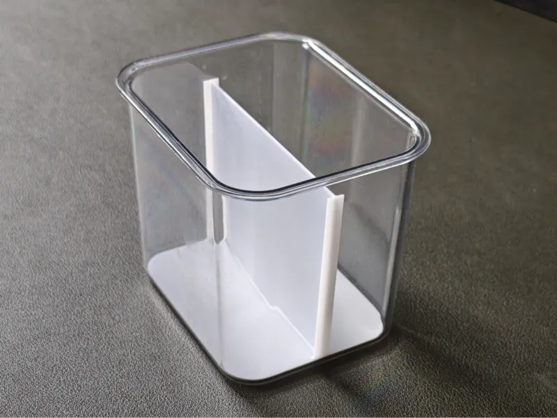 Skadis clear container divider