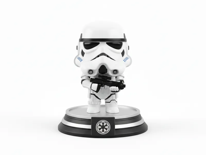 Star wars chibi minifigure - stormtrooper