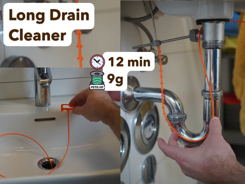 Extra Long Drain Cleaner / Snake (95cm | 34")