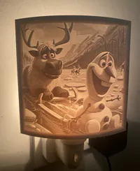 Veilleuse Olaf et Sven — La Reine des Neiges — photo 2