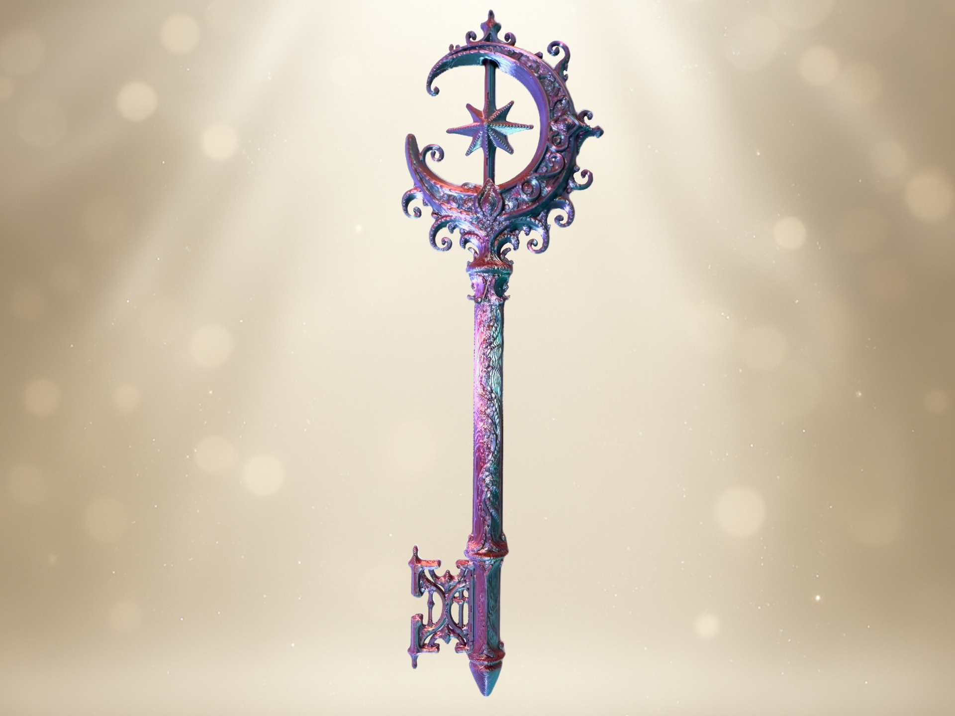Magic Spinning Celestial Fidget Key