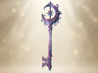 Magic Spinning Celestial Fidget Key