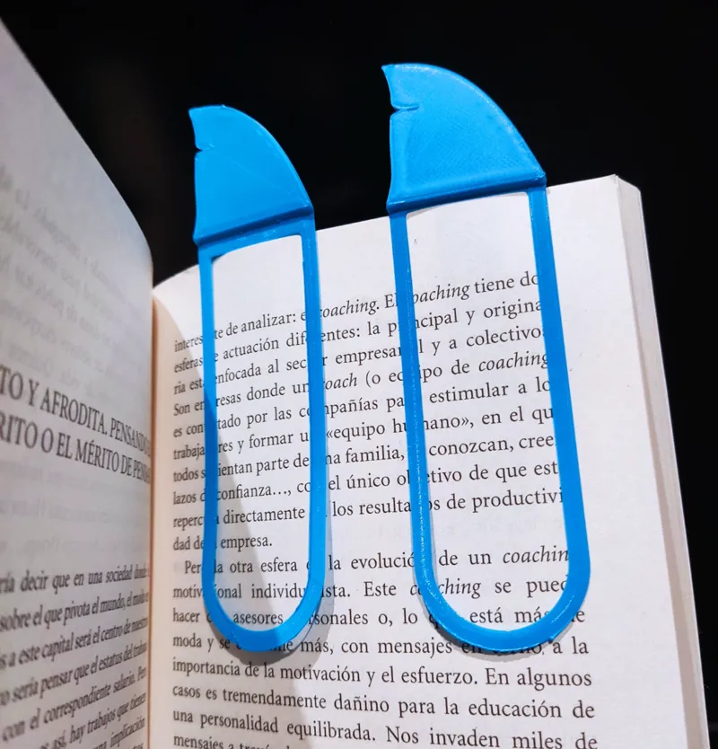 Shark bookmark