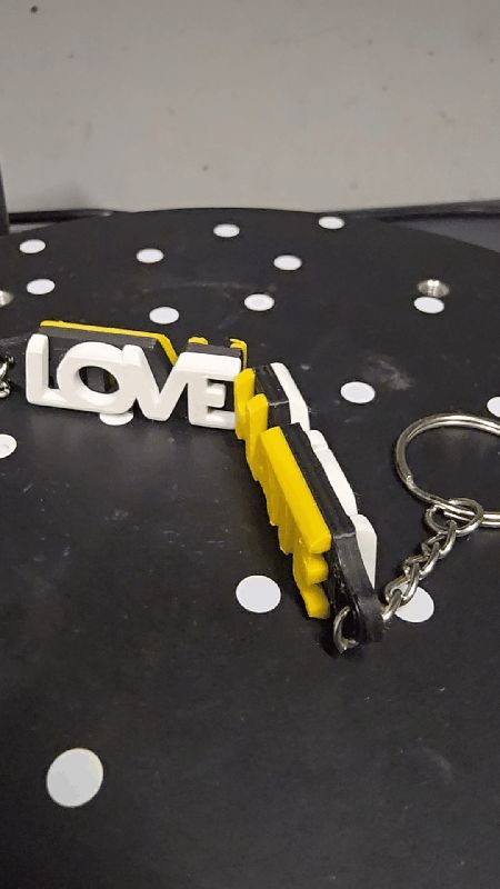 LOVE HATE brelok do kluczy