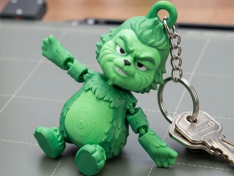 Grinch Flexi Keychain