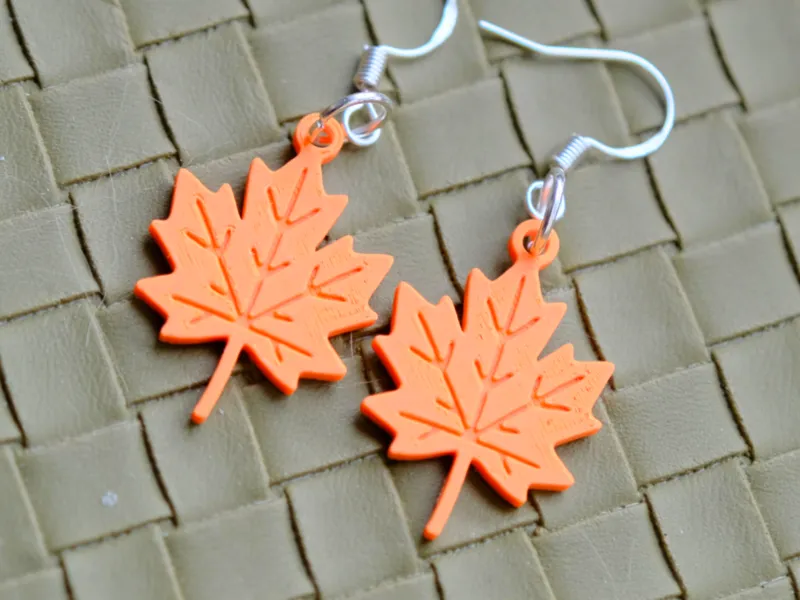 Autumn Maple Leaf Earrings